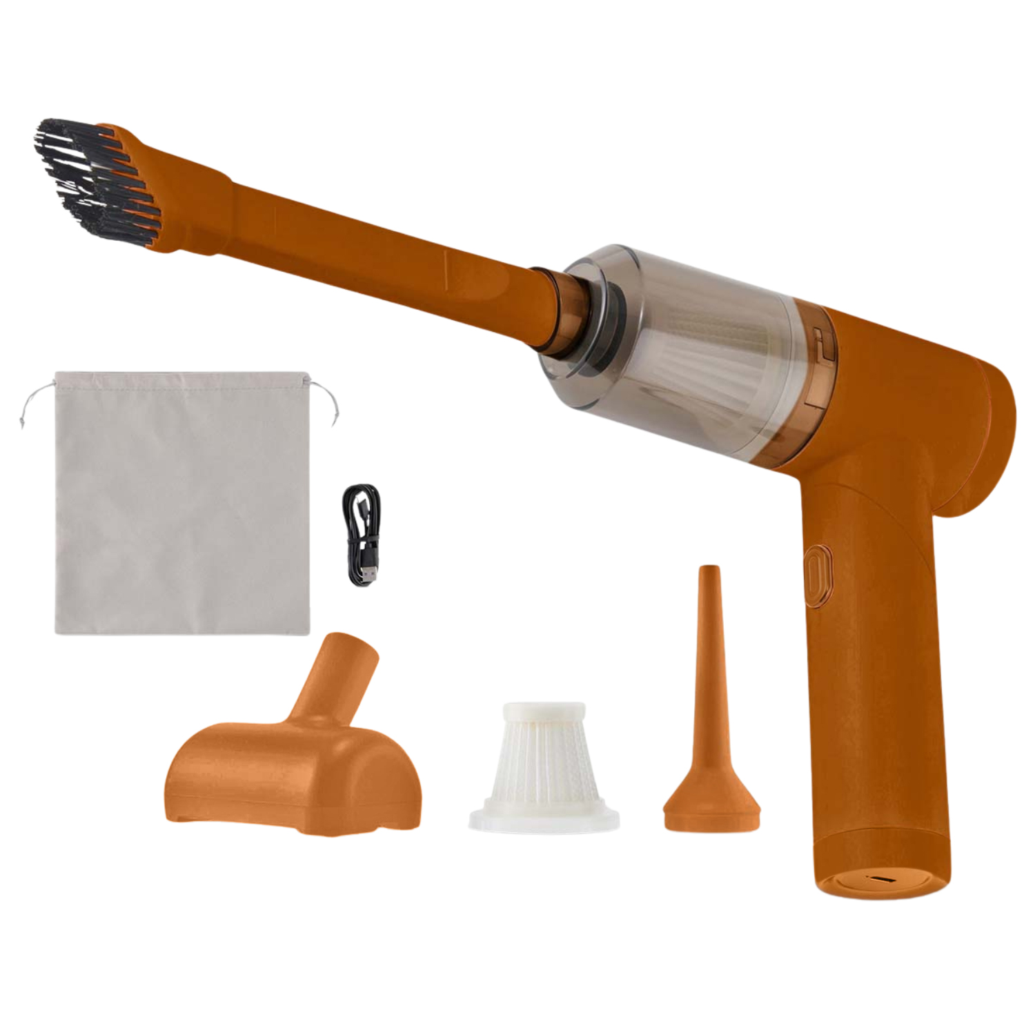 AIRWOO Folding 2-in-1 vacuum and blower in Burnt Orange